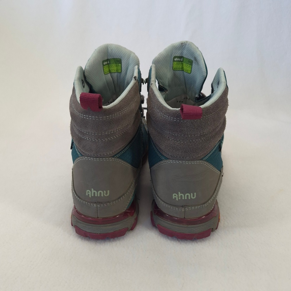 Ahnu Sugarpine Hiking Boots Blue Teal Sz 9.5 Waterproof Vibram Gorpcore Outdoor - Picture 3 of 12